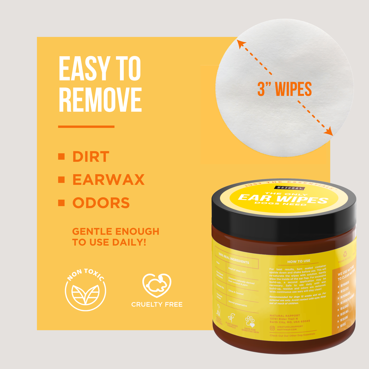 The Only Ear Wipes Dogs Need