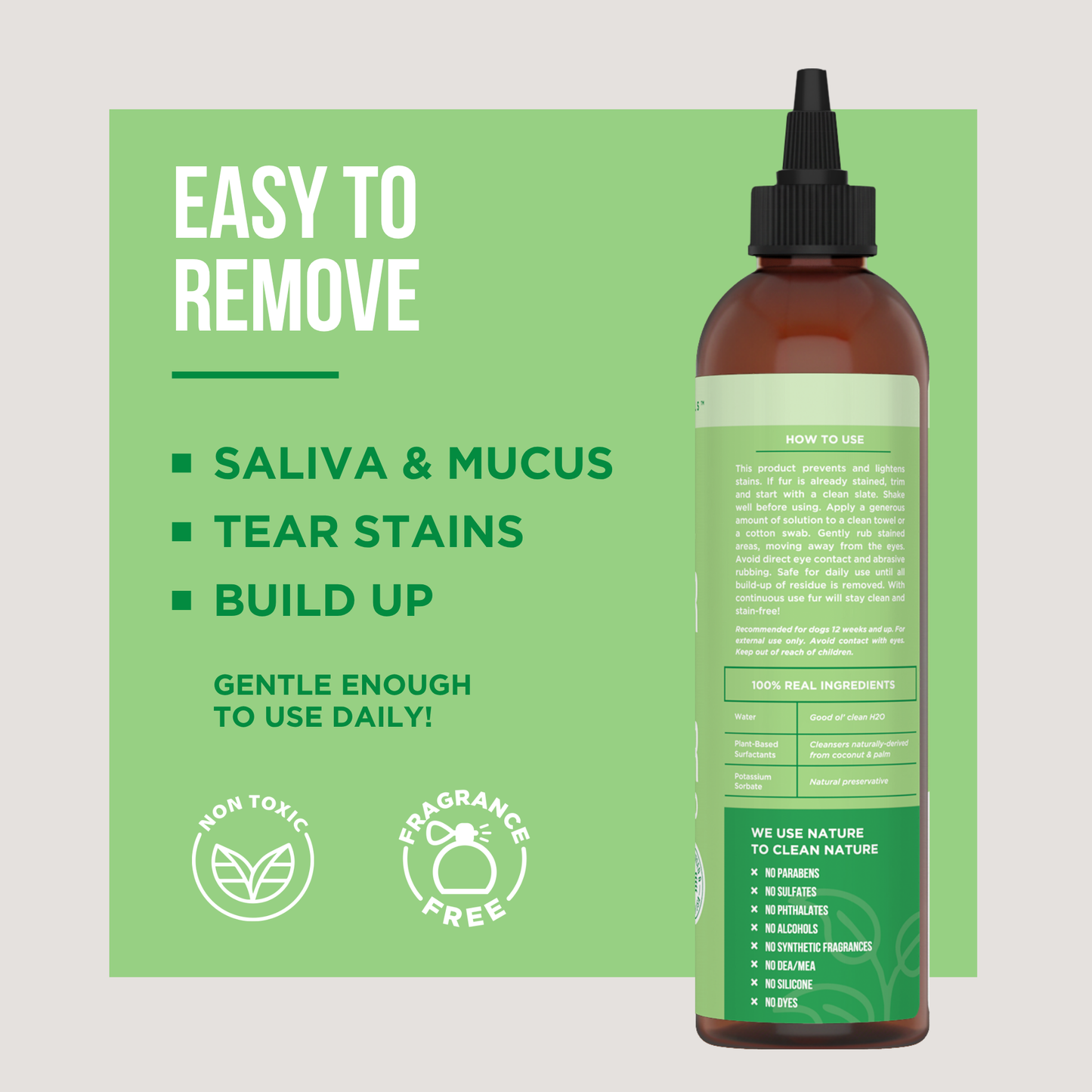 The Only Eye Tear Stain Remover Dogs Need